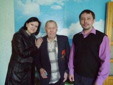 Поздравление ветерана Великой Отечественной войны Алексея Акимовича Подчалина