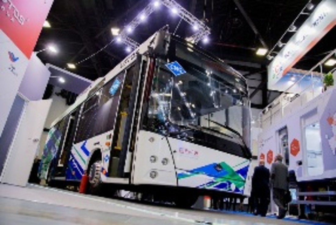 Российский производитель автобусов «РариТЭК» представил первую экологичную модель на СПГ в рамках ПМГФ-2018